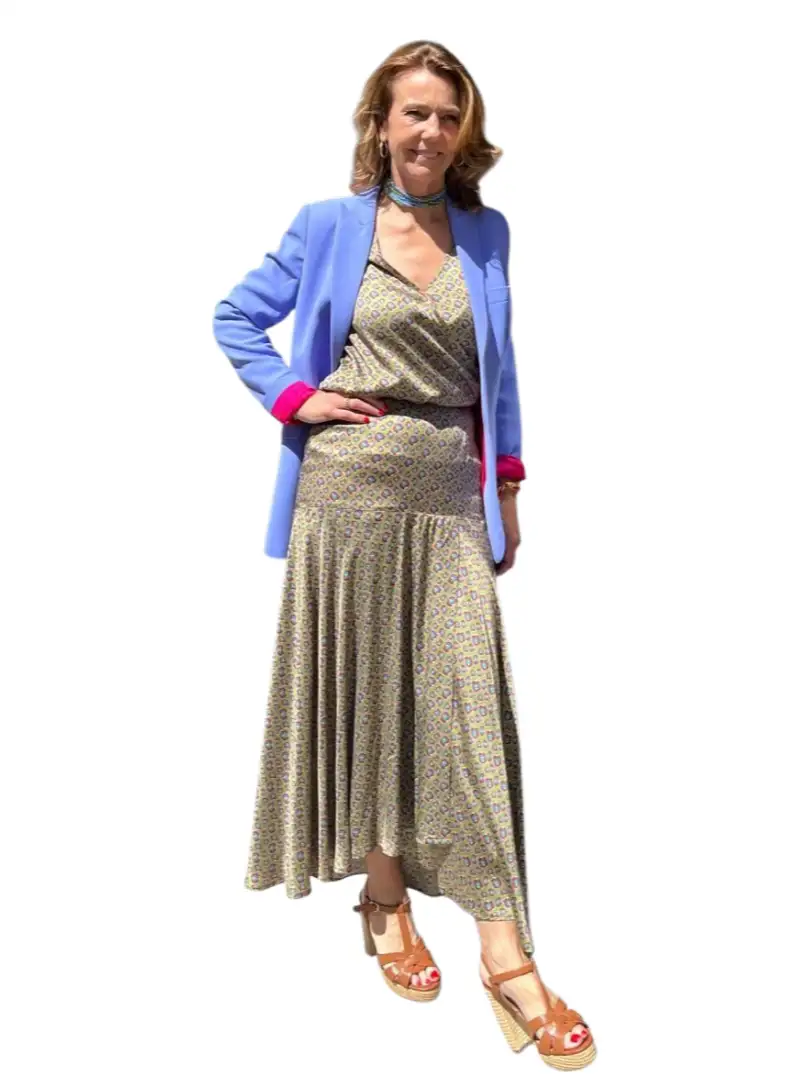 Córdoba Green and Blue Skirt - Image 2