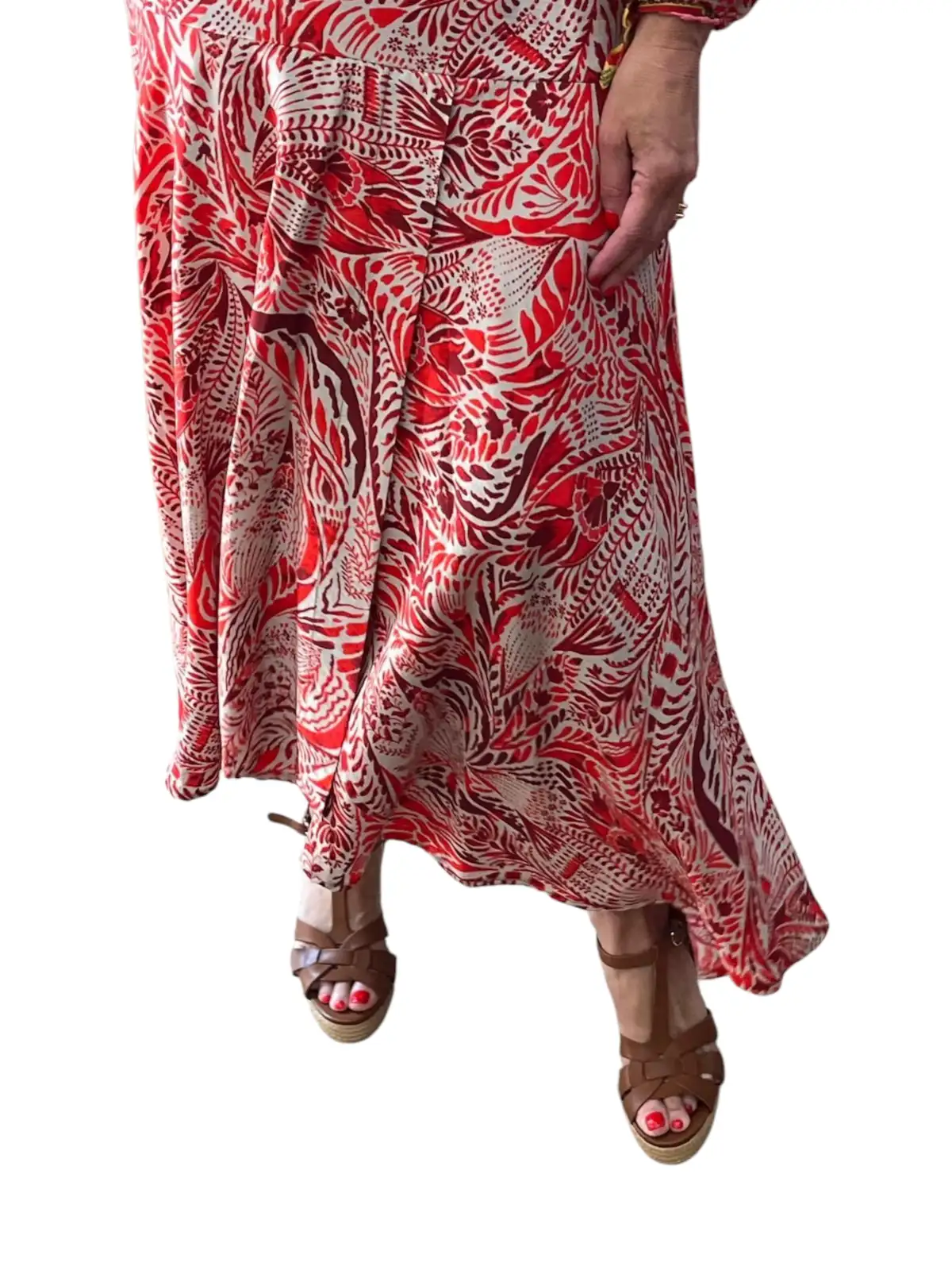 Red Córdoba skirt and garnet - Image 3