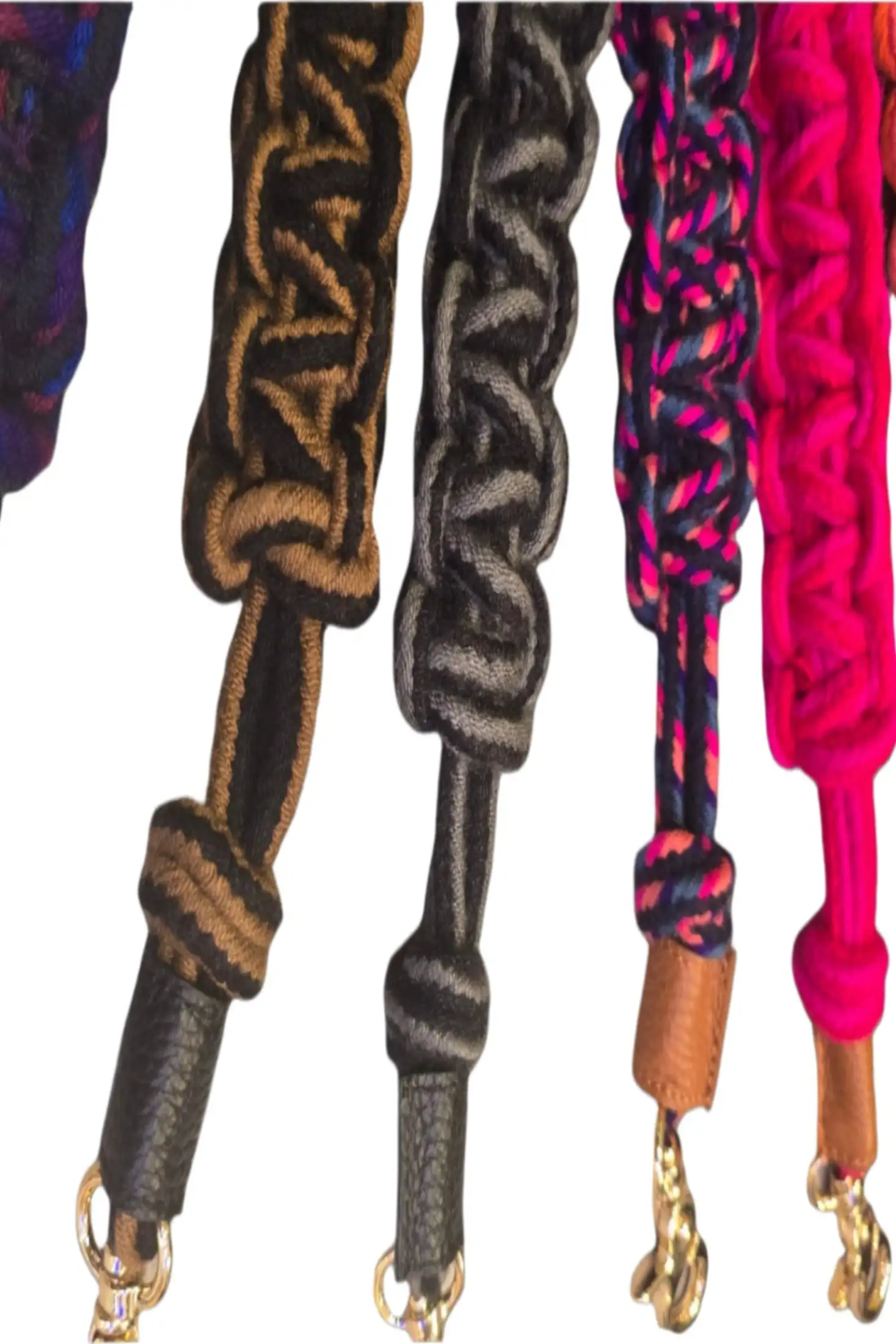 Asa corta para bolso de macramé - Imagen 15