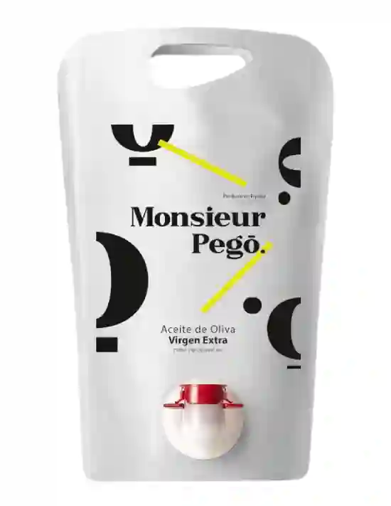 3x Monsieur Pegó Hojiblanca - Envase recarga 3L