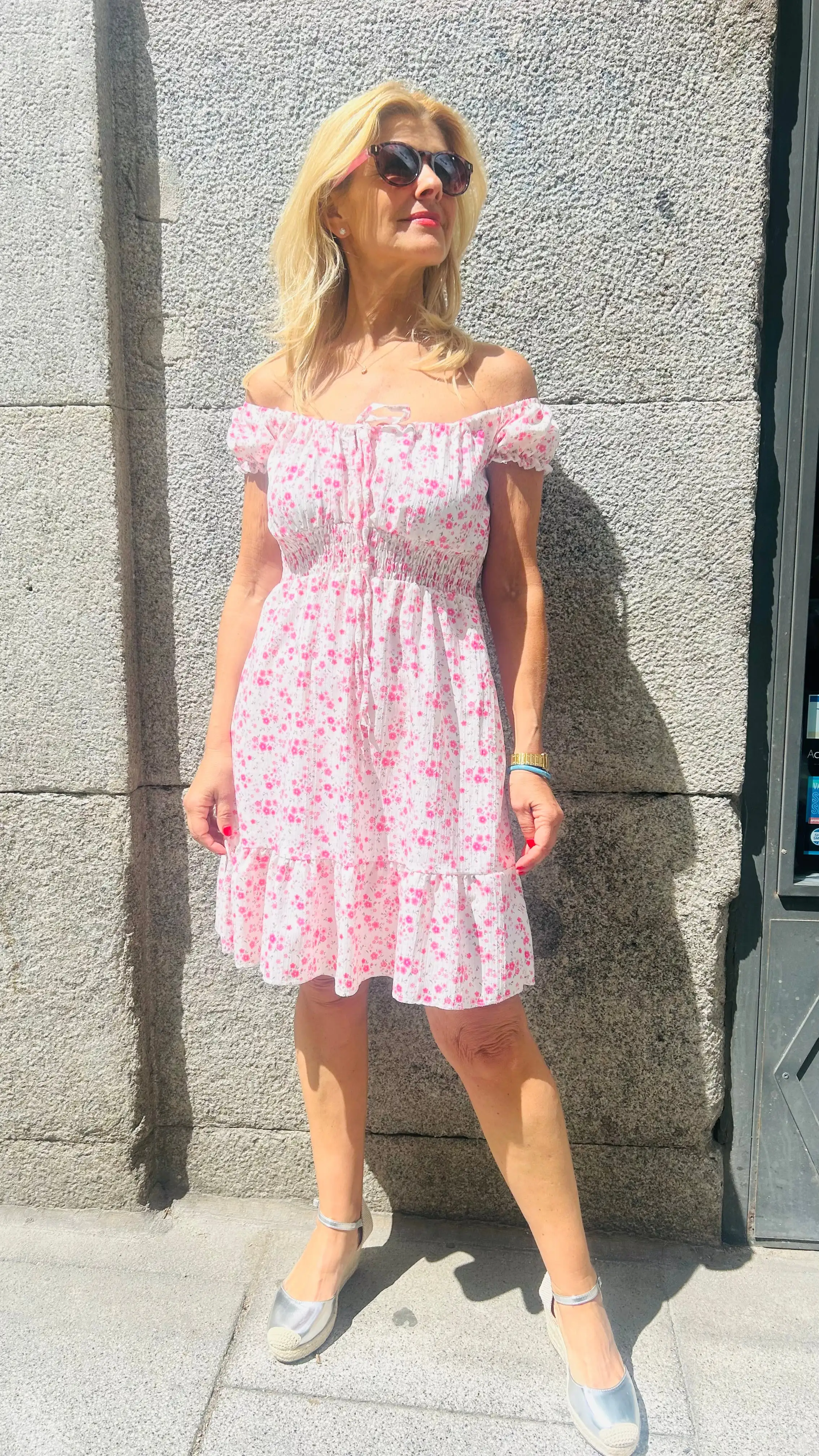 Vestido estampado flores - Imagen 5