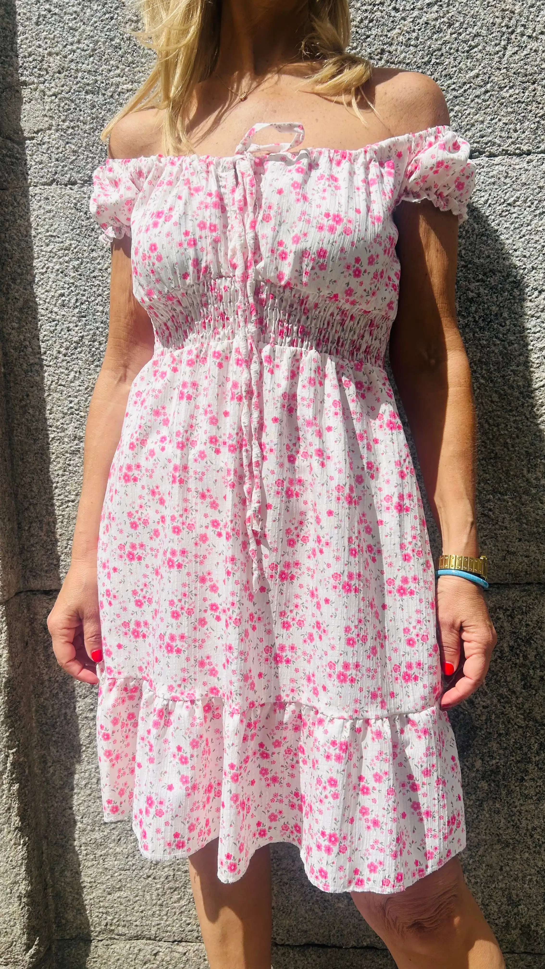 Vestido estampado flores - Imagen 6
