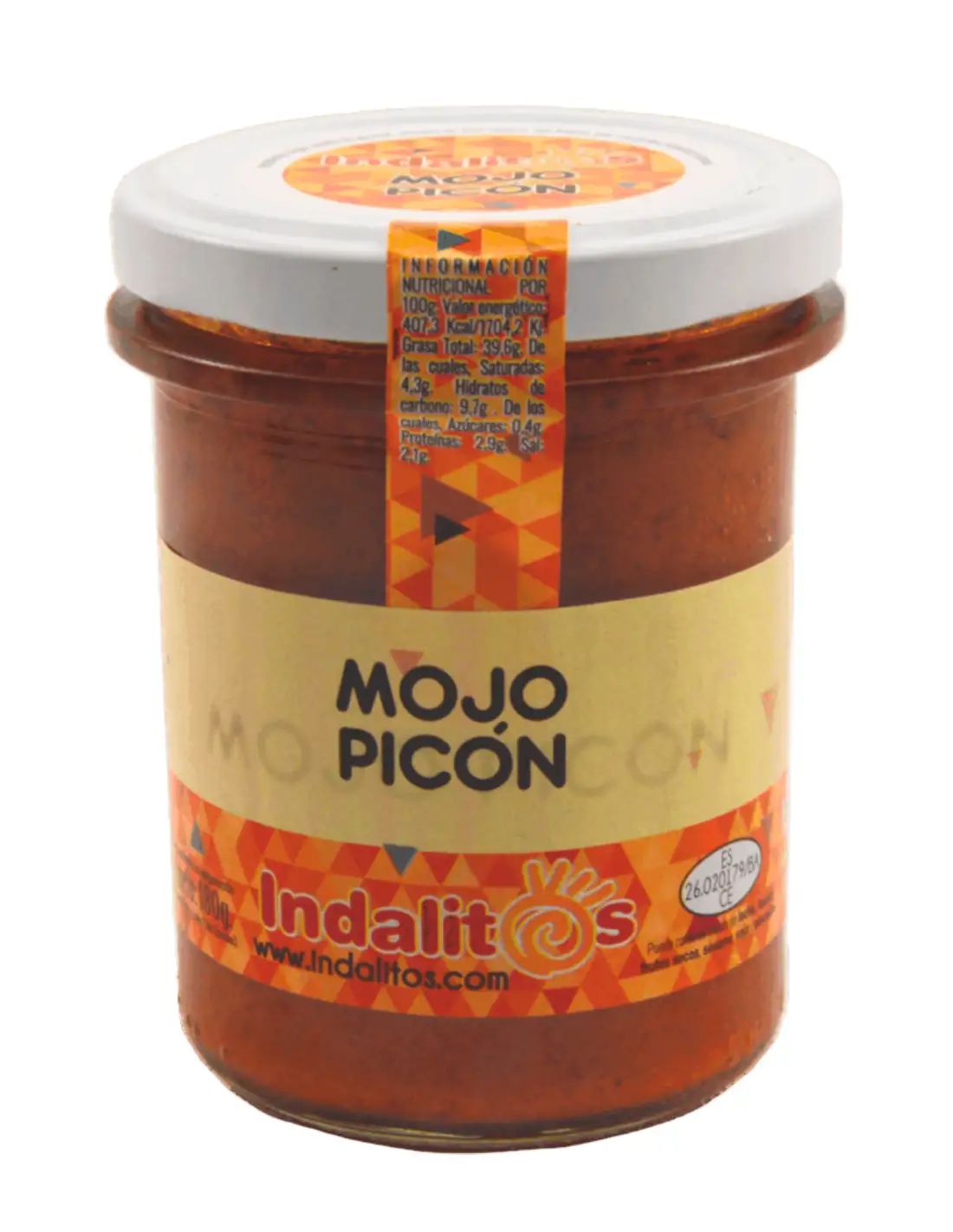 Indalitos Salsa Mojo Picón - Tarro 250 gr.