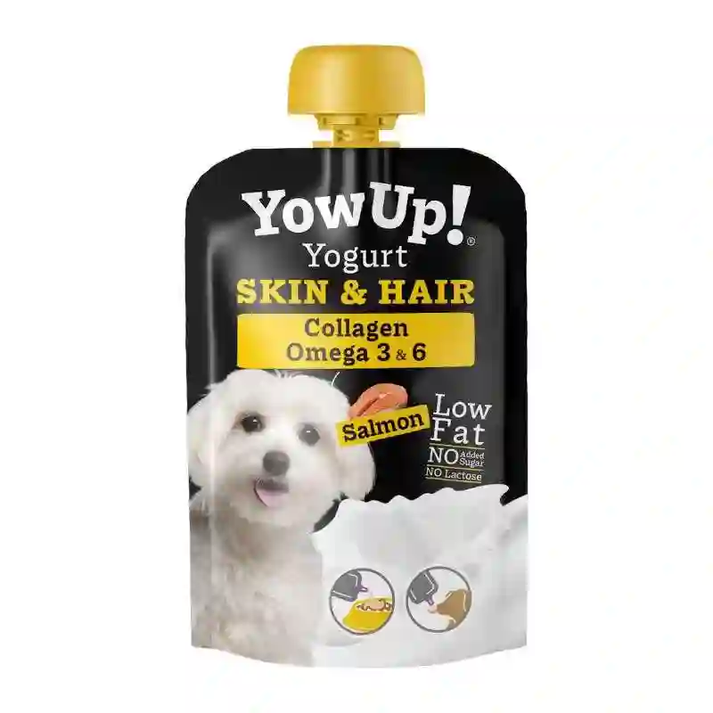 Yowup Yogurt with Skin and Hair Salmon for Dogs 115g