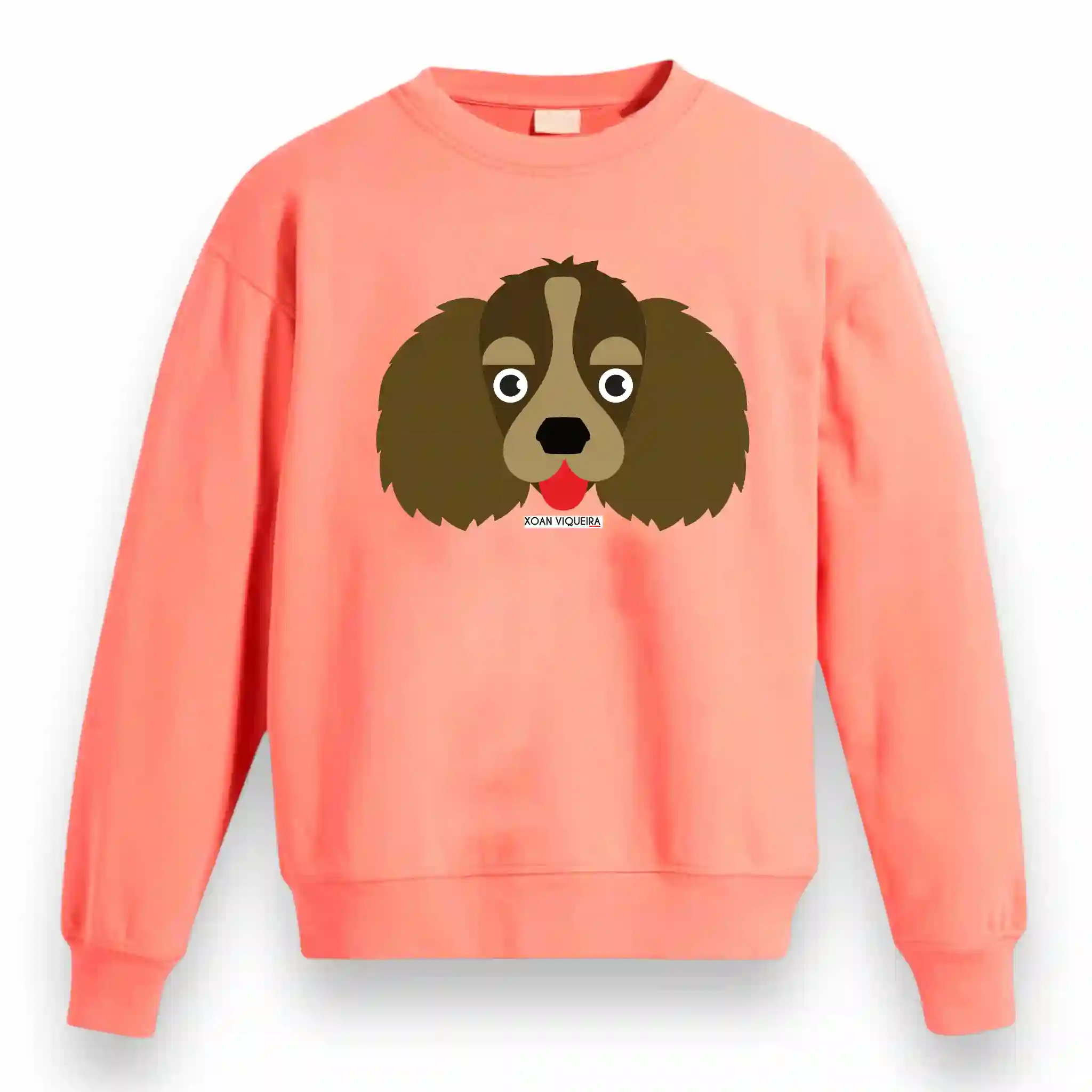 Rosa Coral Caniche sweatshirt