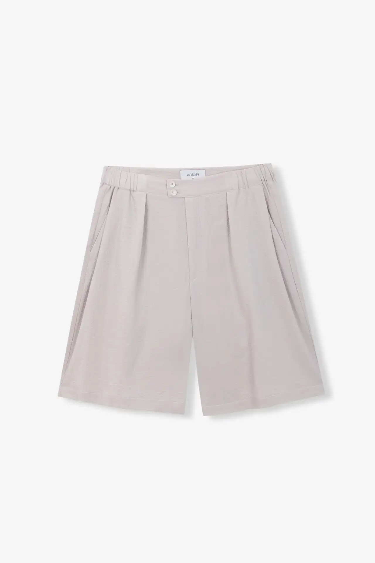 Tailor Bermuda Seersucker Claro Gray UnFeigned