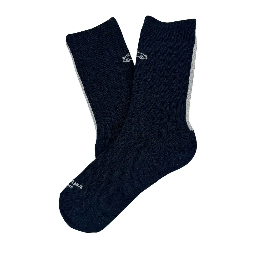 RACER'S STRIP BLUE SOCKLES Navy / Bahalana