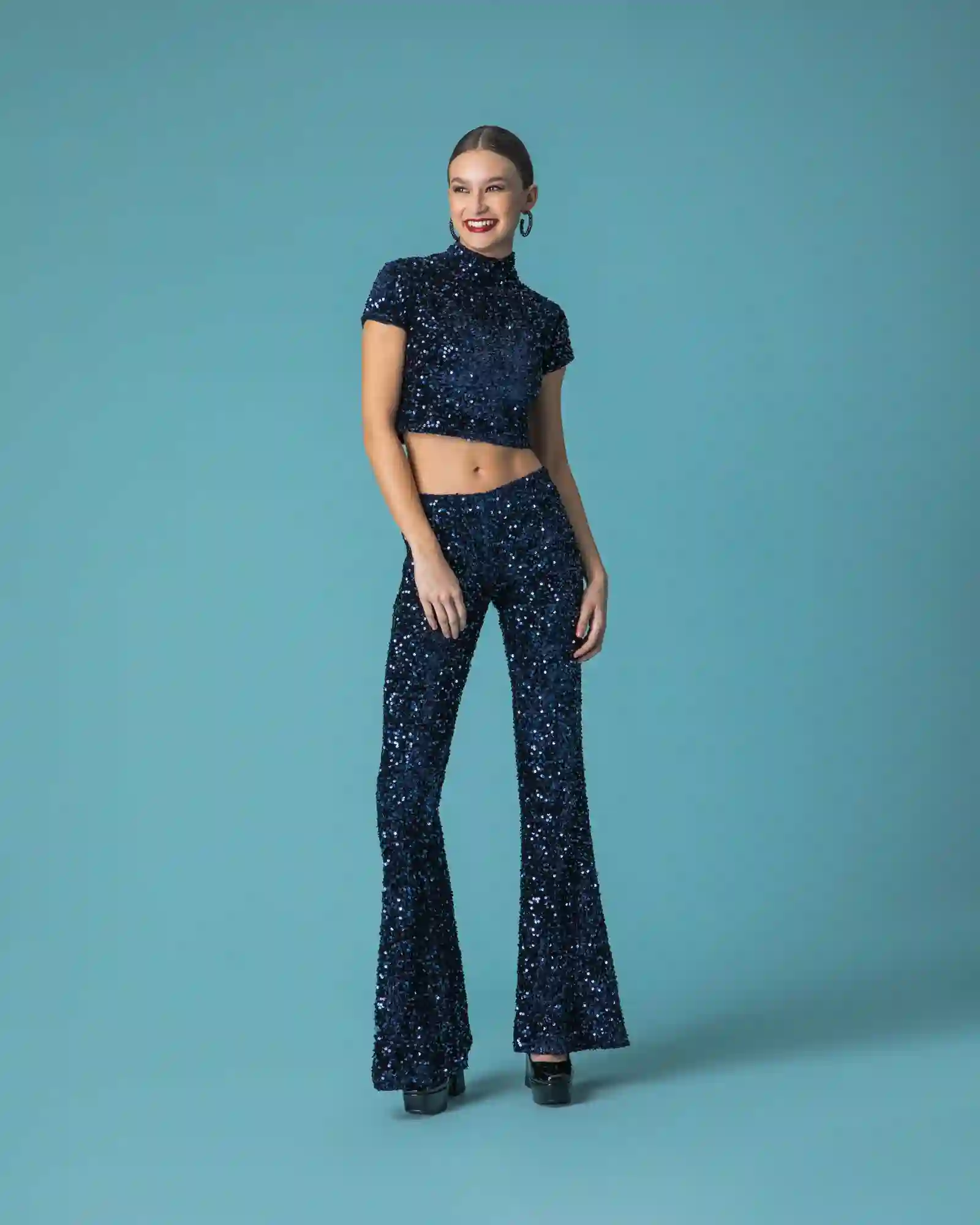 Sequin pants / mutaki