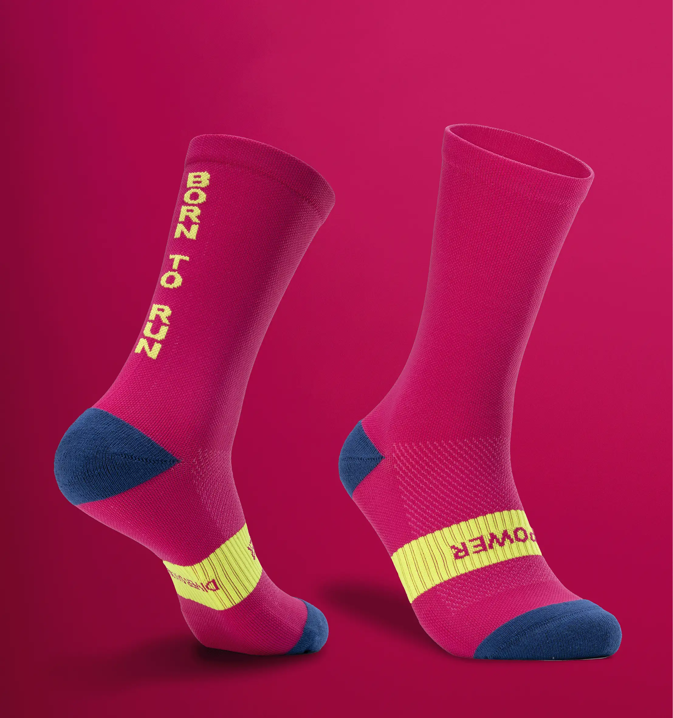 Calcetines de Running Fucsia Hombre - Imagen 2