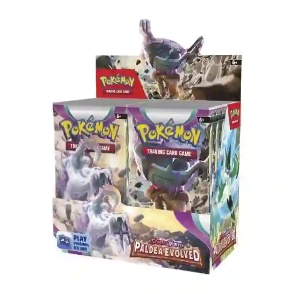 Escarlata y Púrpura 2 Evoluciones en Paldea: Caja de Sobres (36) Español