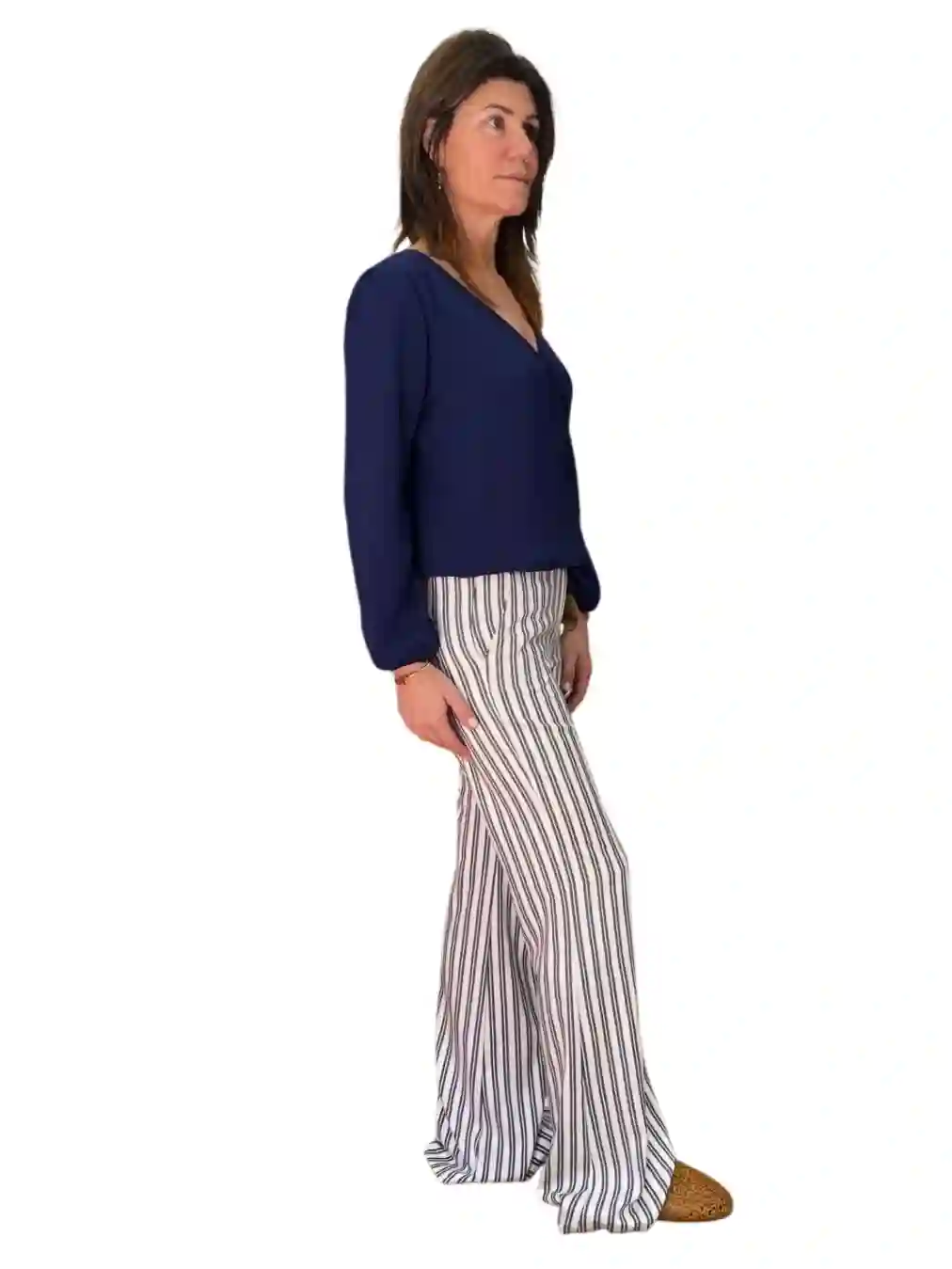 Pantalón DEMI Rayas Azul