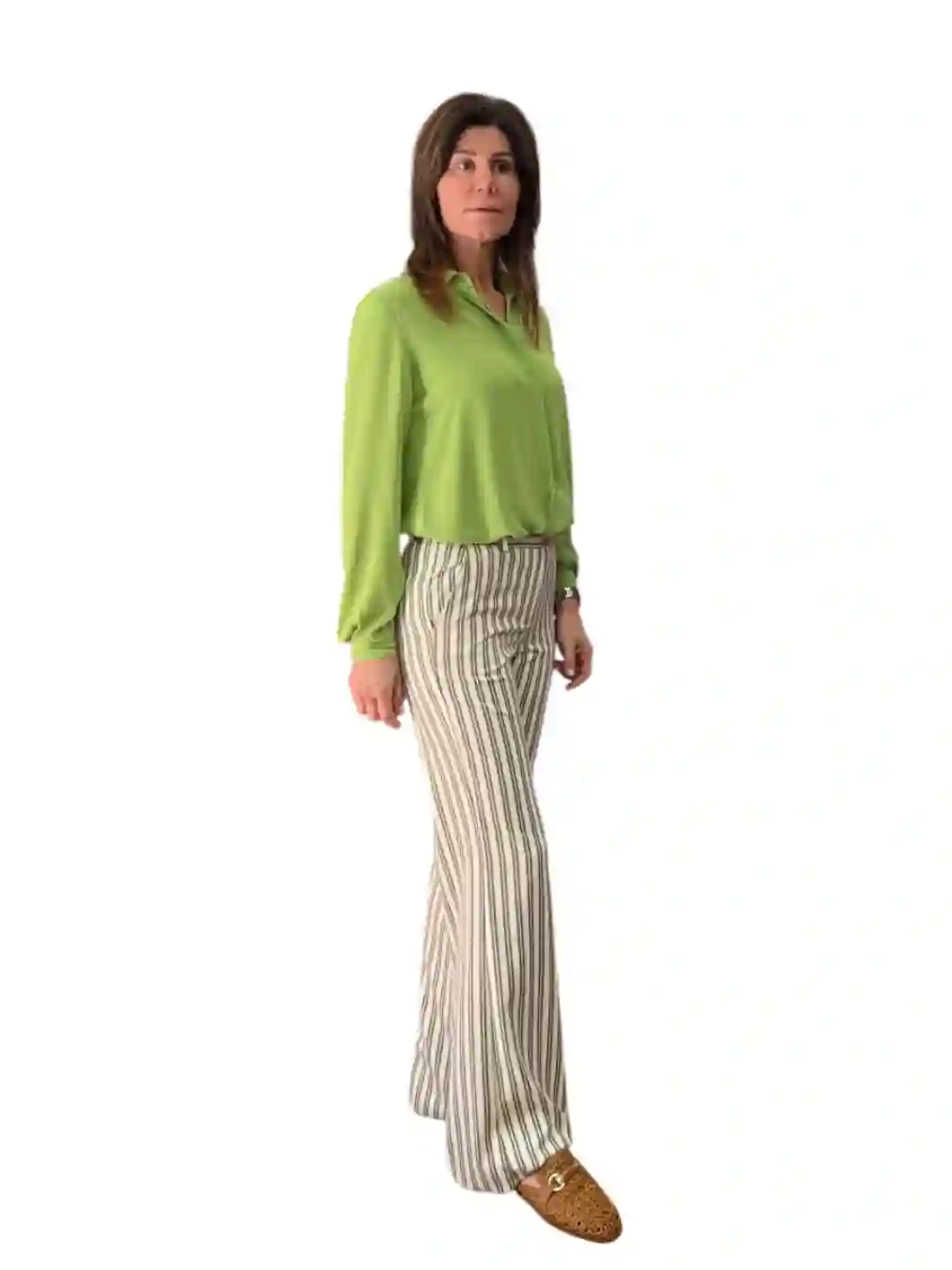 Pantalón DEMI Rayas Verde