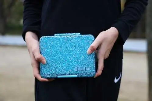 Yumbox Snack Glitter Blue: 3 Compartimentos - Imagen 3