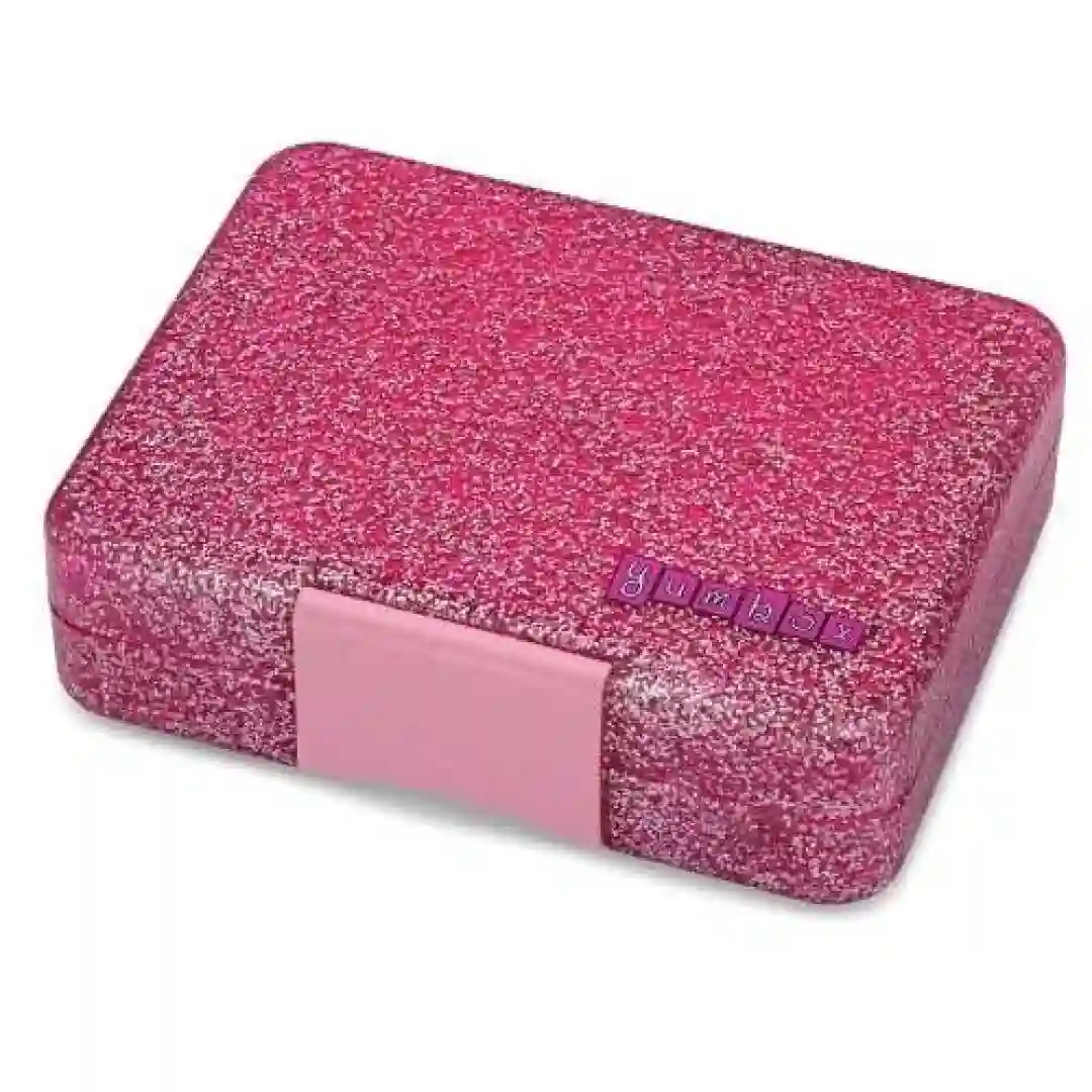 Yumbox Snack Glitter Pink: 3 Compartimentos