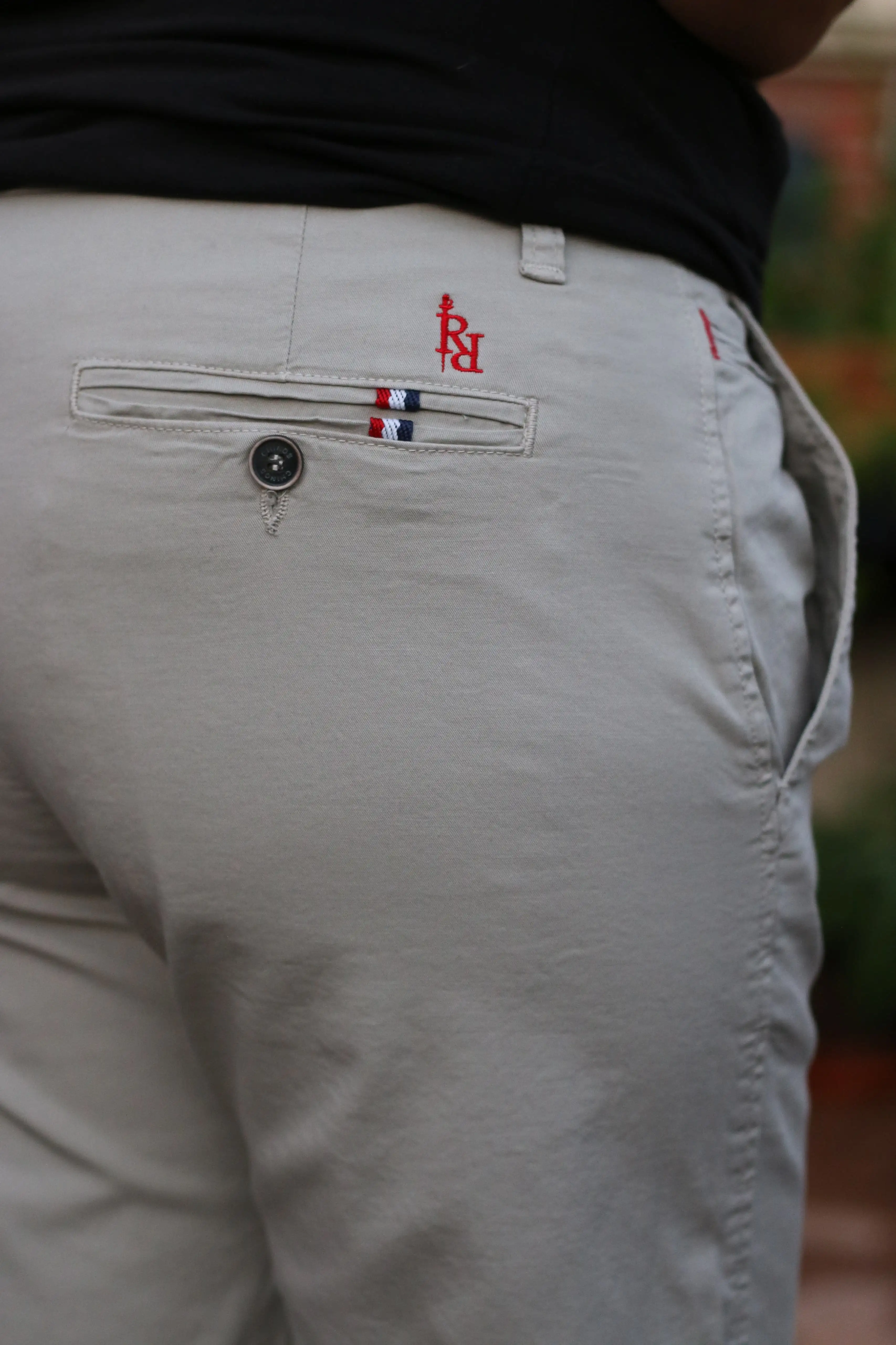 Pantalón corto casual beige claro RqueR