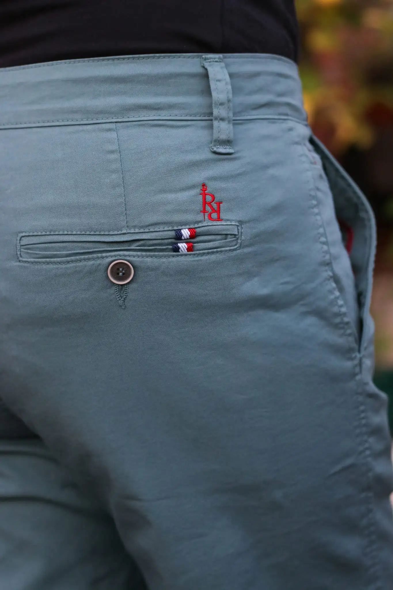 Pantalón corto casual Verde oliva claro RqueR