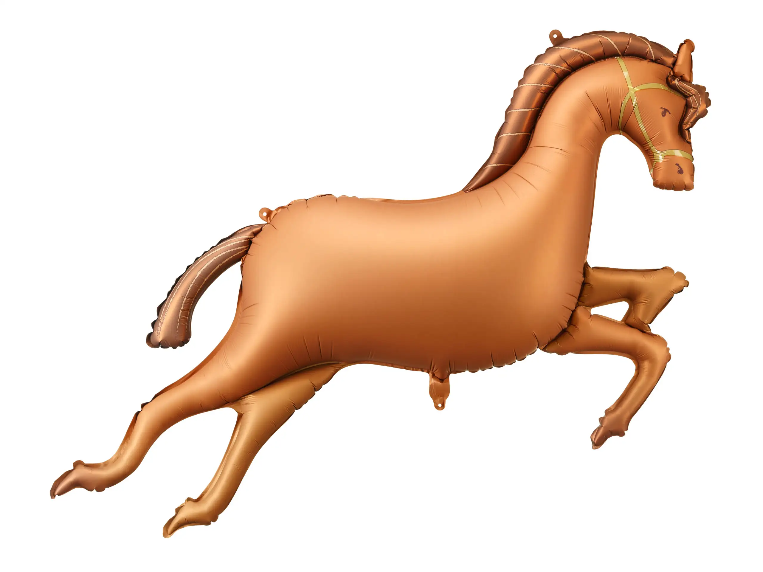 Brown horse balloon with helium