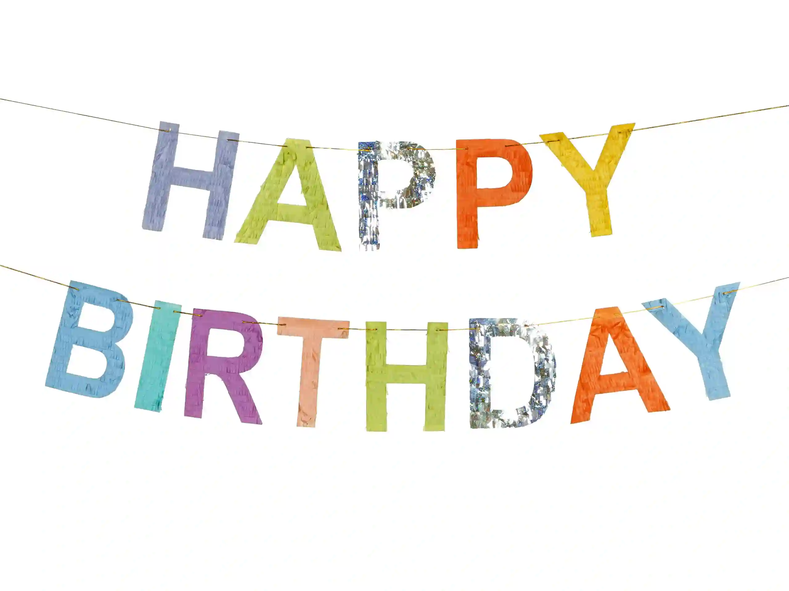 GUIRNALDA HAPPY BDAY FLECOS MULTI