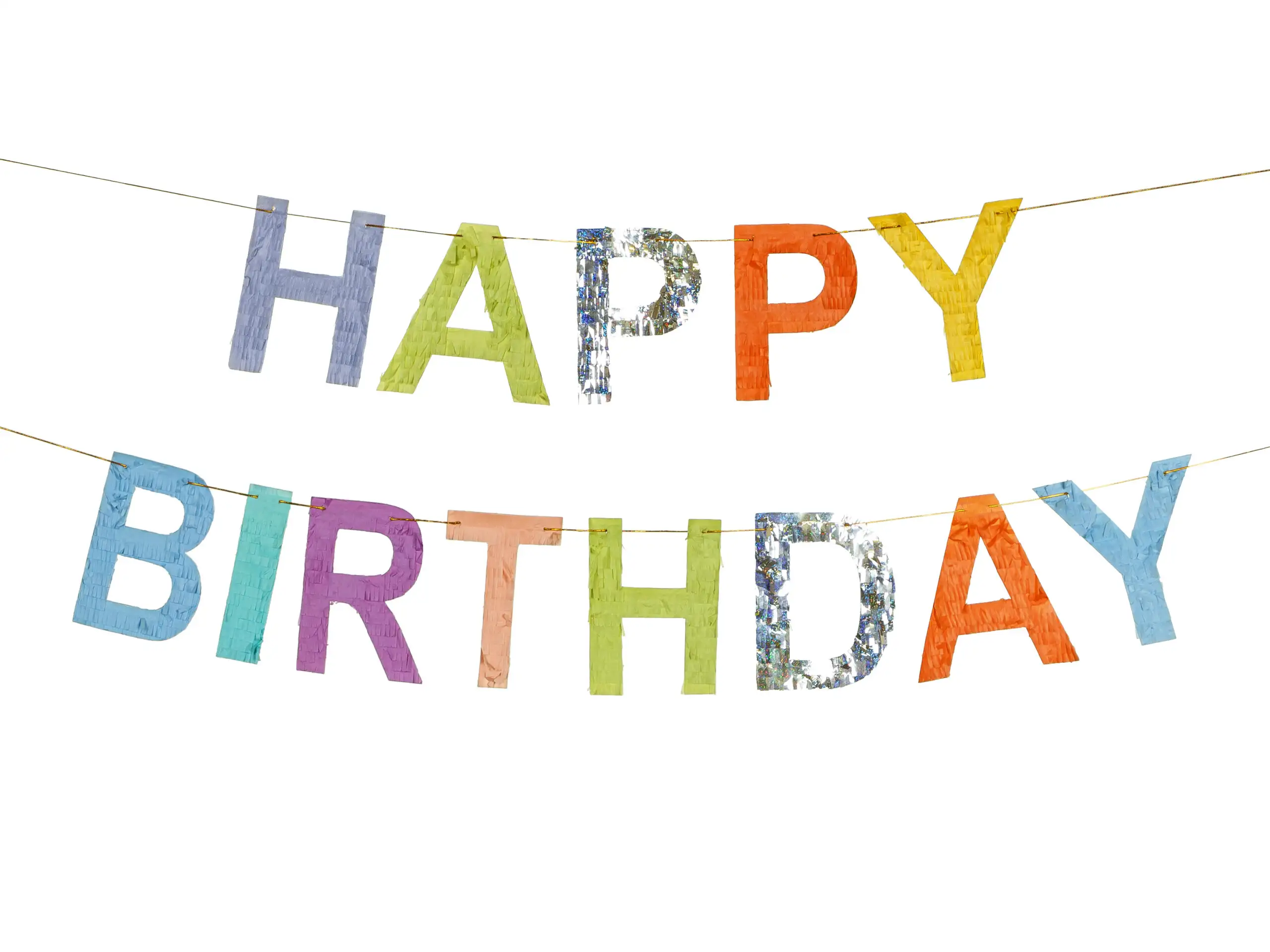 GUIRNALDA HAPPY BDAY FLECOS MULTI