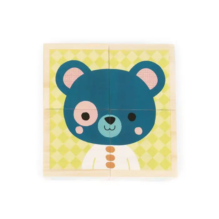 Forest Animal Cubes 4 pieces Janod - Image 5