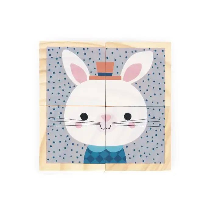 Forest Animal Cubes 4 pieces Janod - Image 10