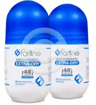 Farline Desodorante Extra-Dry 50 Ml Duplo