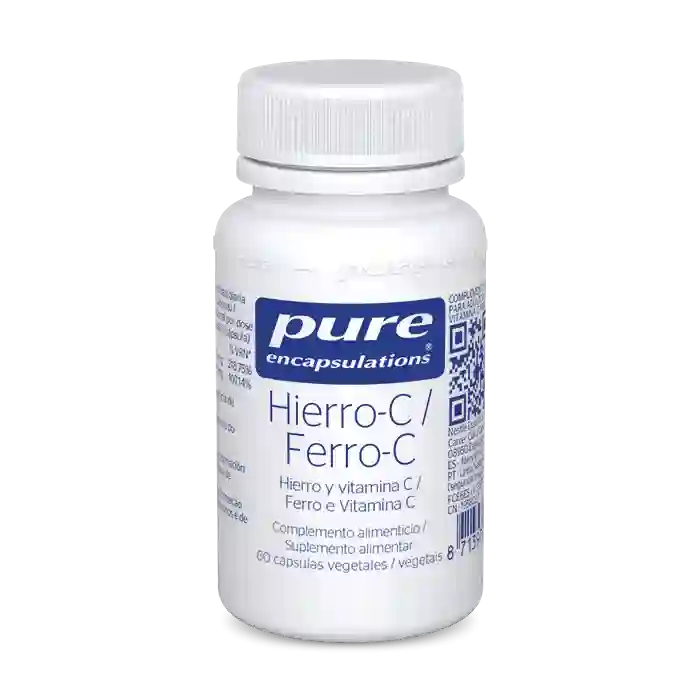 Pure encapsulations iron-C 60 capsules
