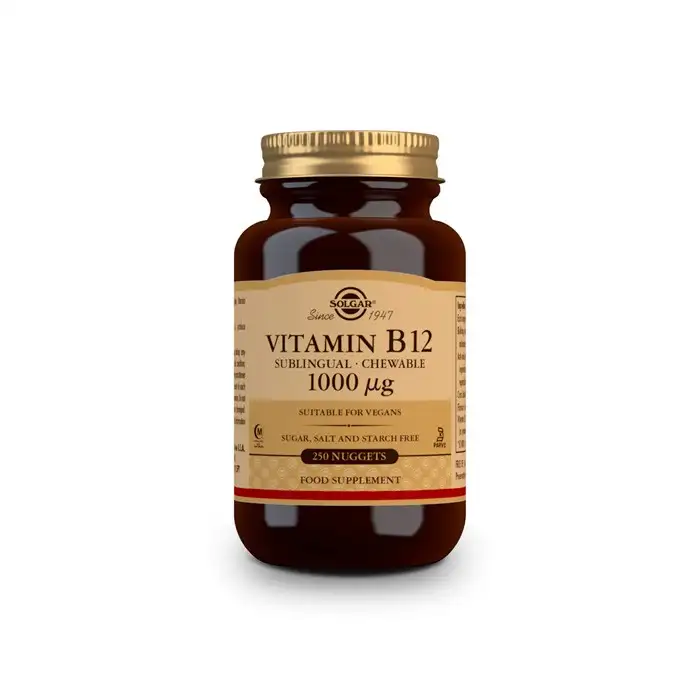 Solgar vitamin B12 1000mcg 250 chewable tablets