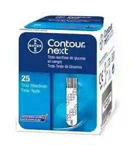 Contour Next Tiras Reactivas Glucemia 25 Unidades
