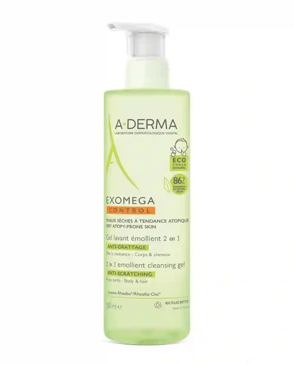 A-Derma Exomega Gel Lavante Emoliente 2 en 1 500 ml