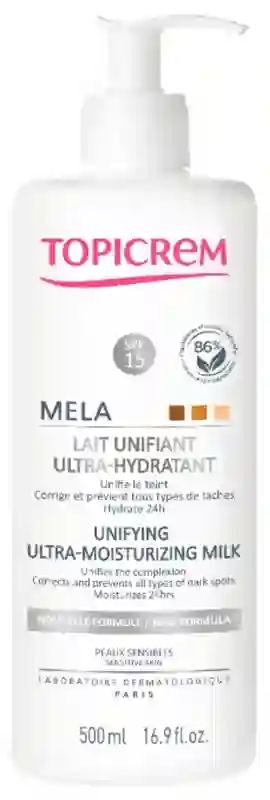 Topicrem mela ultrahydrating milk 500 ml