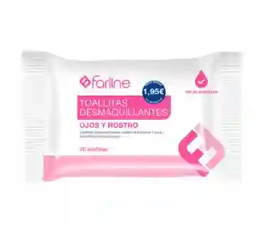 Farline Toallitas Desmaquillantes 25 unidades
