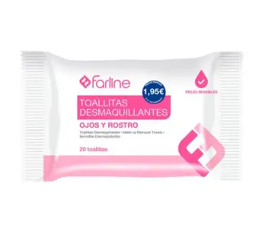 Farline Toallitas Desmaquillantes 25 unidades