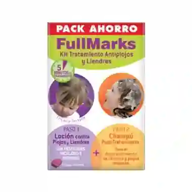 Fullmarks Kit Shampoo + Antipiojos Solution
