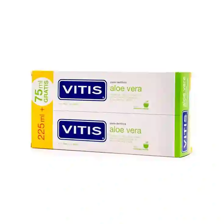 VITIS ALOE VERA PASTA DUPLE APPLE 2x150ML