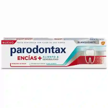 Parodontax Toothpaste gums+breath white sensitivity 75 ml