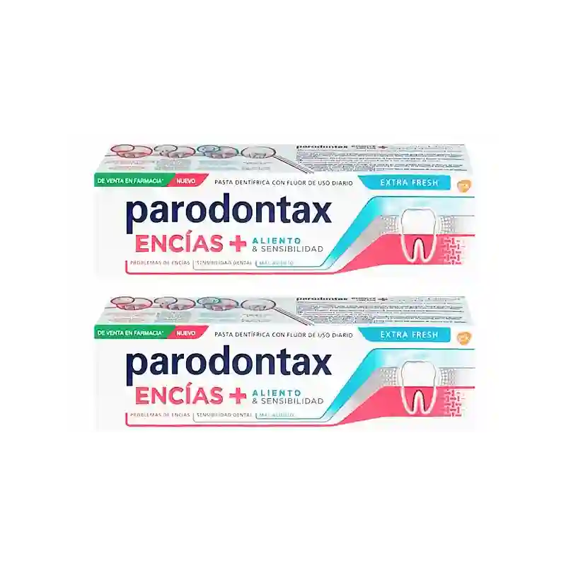Parodontax gums + breath extra fresh drup 2 x 75 ml