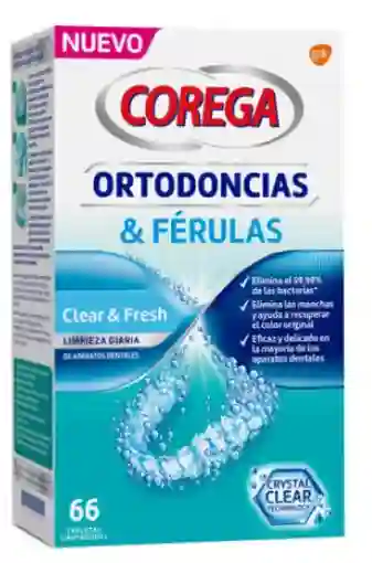 Corega Orthodontics & Ferulas 66 Tablets