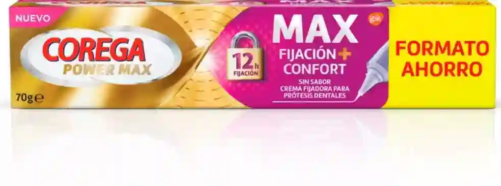 Corega Max Fixing + Comfort Cream Fixing for prostheses 70 g