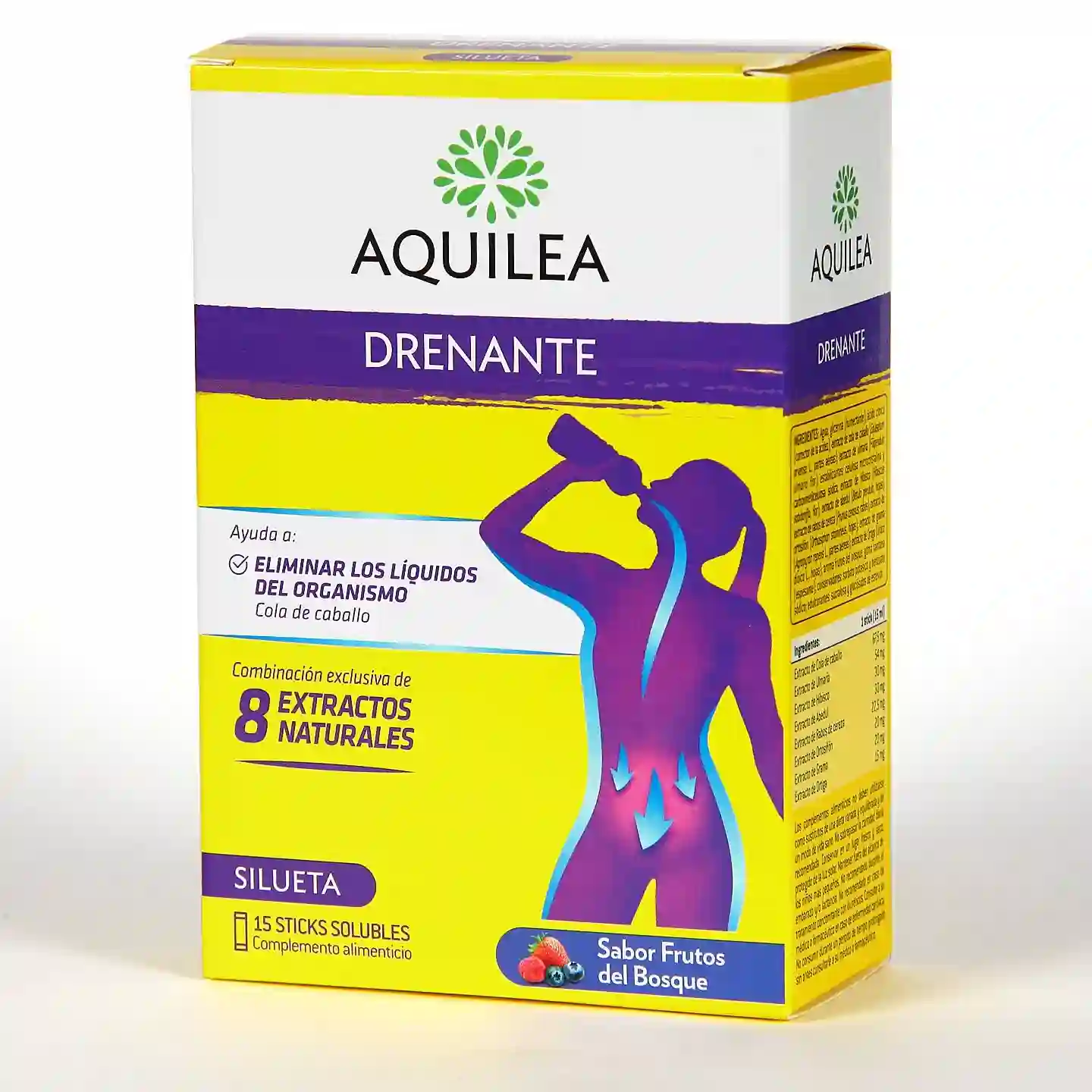 Aquilea Silueta 15 Sticks Drenante