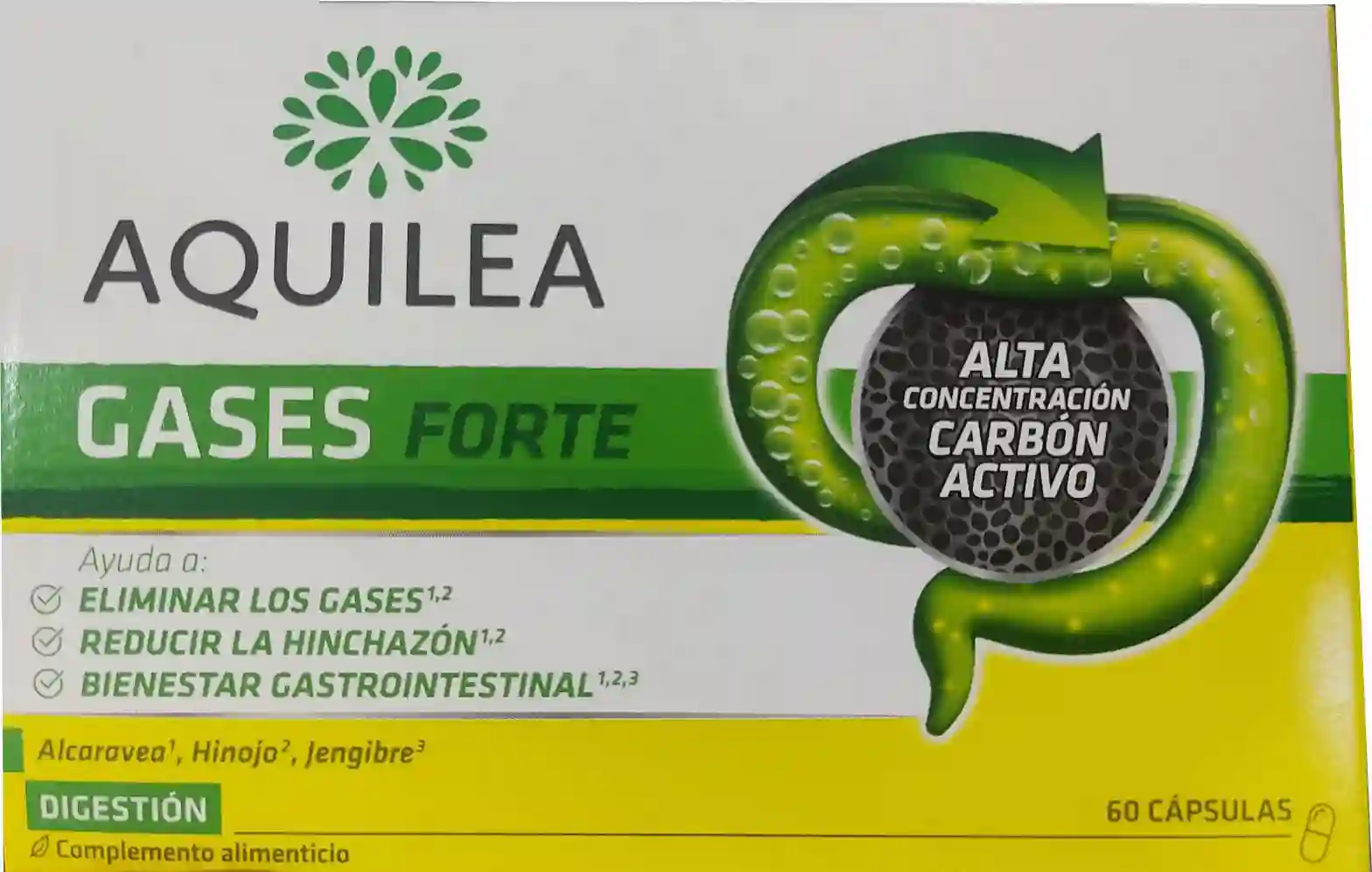 Aquilea Forete Gases Vegetable 60 Capsules