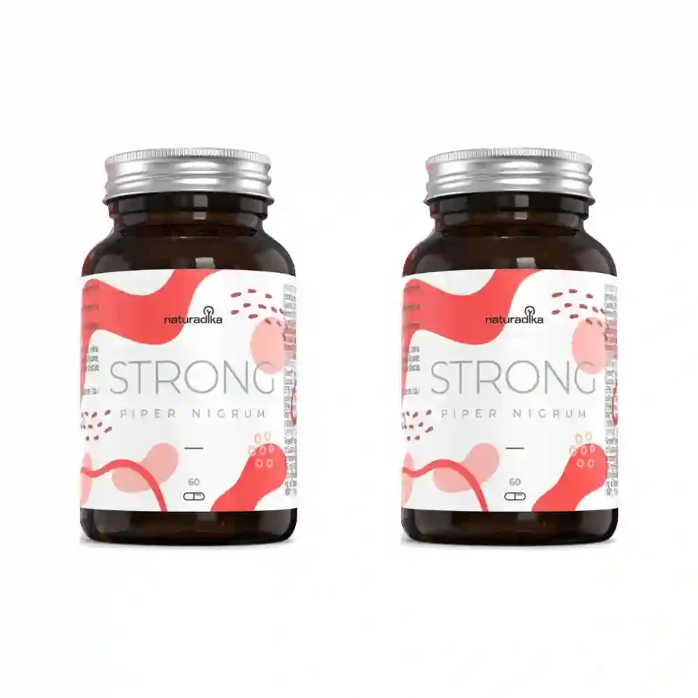Naturadika Piper Nigrum Strong 2x60 Cápsulas ¡Duplo!