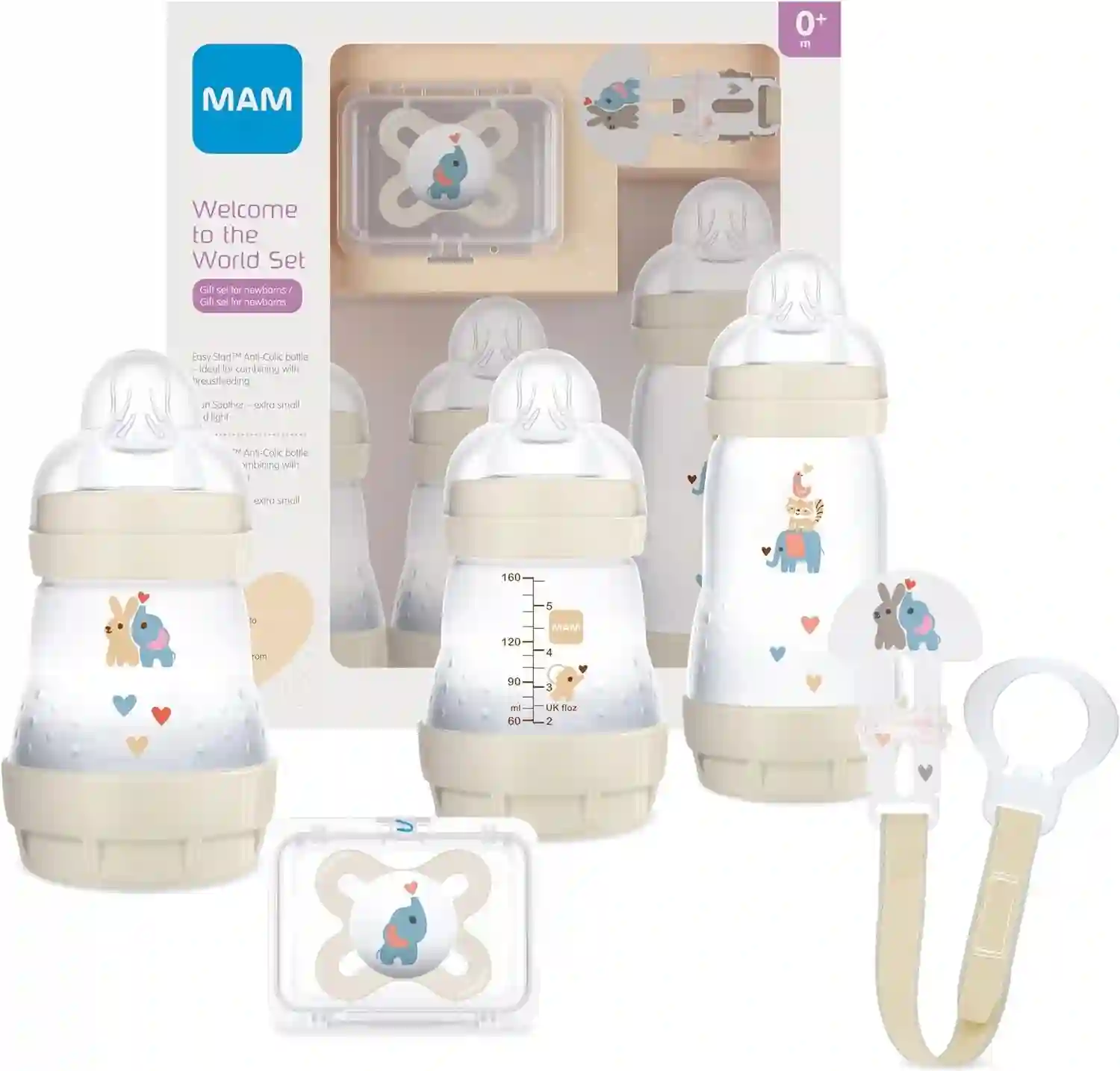 MAM WELCOME TO THE WORLD SET COLOR GRAY