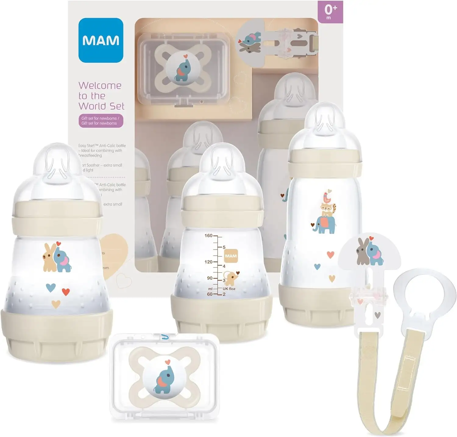 MAM WELCOME TO THE WORLD SET COLOR GRAY