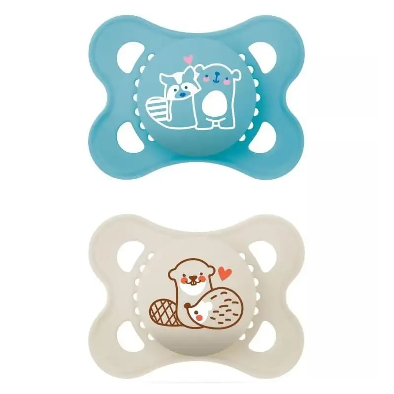 Mam Chupete Original Pure Silicone 2-6 Blue