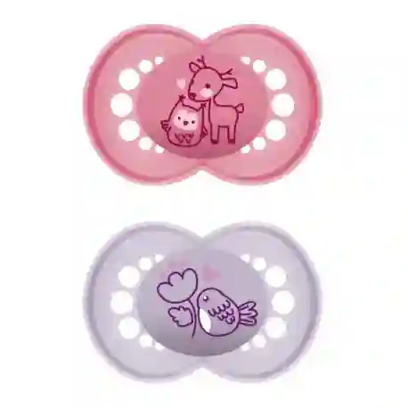 Mam Original Pure Silicone +6m pink