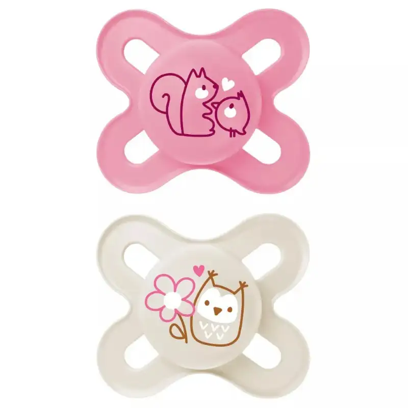 Mam Chupete original start 0-2 pink silicone