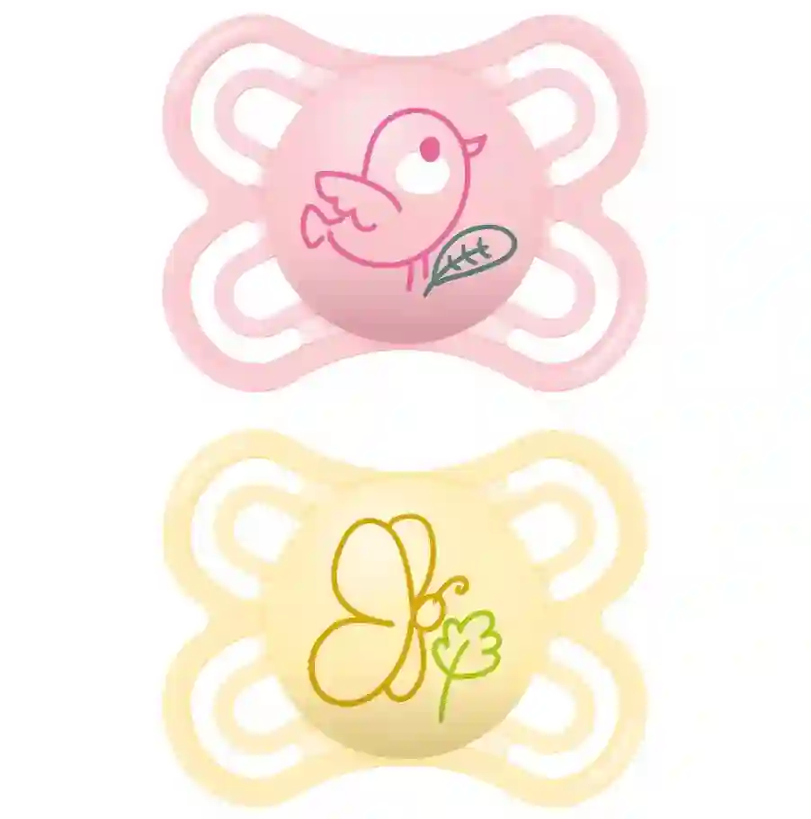 Mam Chupete Perfect Silicone 2-6 m pink