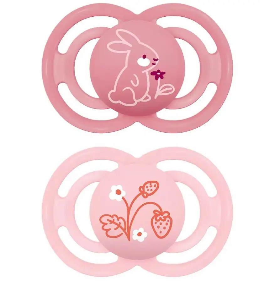 Mam chupete perfect silicone + 6 m pink