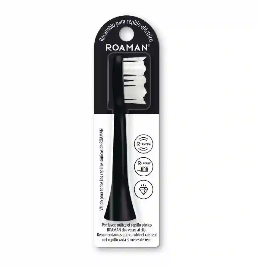 ROAMAN SHARE CABEZAL BLACK T3S BRUSH